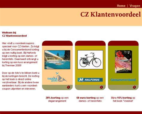 cz klantenvoordeel.